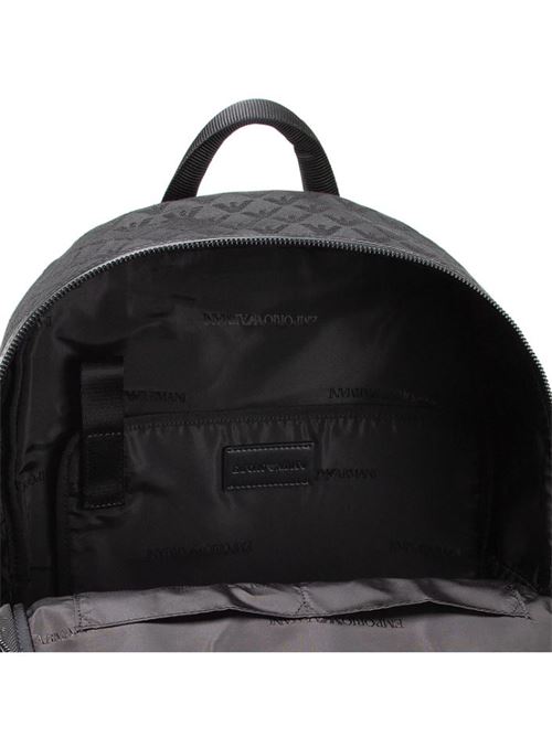 All-over eagle jacquard nylon backpack Emporio Armani | Y4O315 Y022V.81336